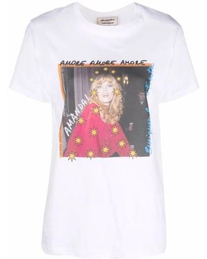 ALESSANDRO ENRIQUEZ Photo Print T-Shirt - White