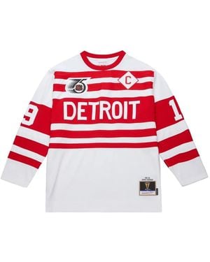 Mitchell & Ness X Nhl Detroit Wings 1991-92 Steve Yzerman T-Shirt - Red