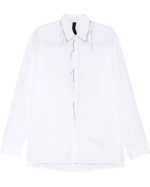 Giovanni Cavagna Stitch-Detail Shirt - White