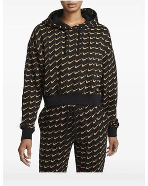 Nike Monogram Oversized Hoodie - Black