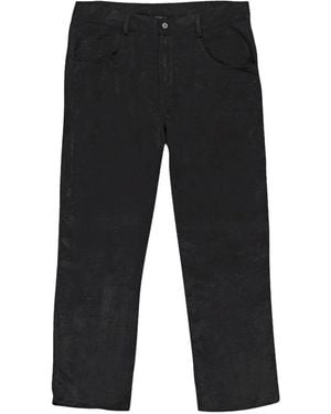 CALLIPYGIAN Satin Pants - Black