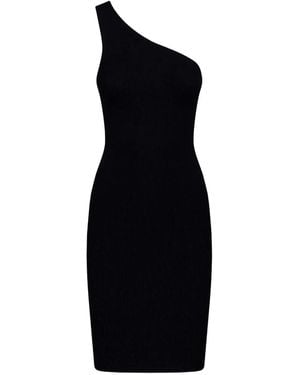 Hunza G One-shoulder Cocktail Dress - ブラック