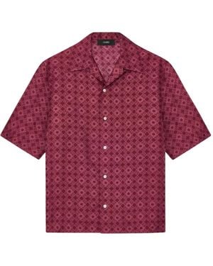 Amiri Graphic Bowling Shirt - Red