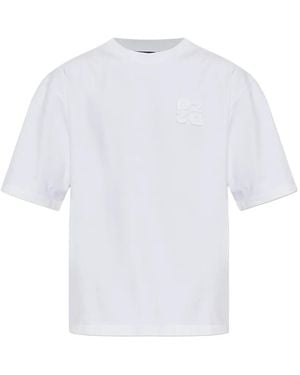 DSquared² Logo-Detail Round-Neck T-Shirt - White