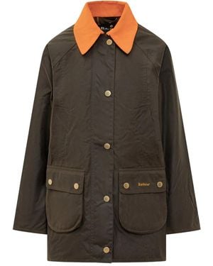 Barbour Giacca Icons Beadnell - Marrone