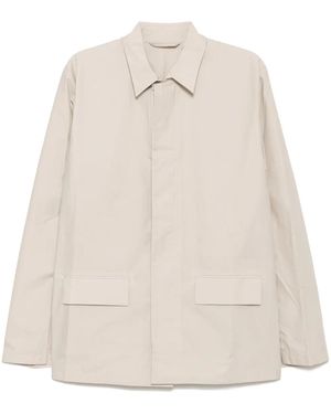 Rier Cotton Shirt Jacket - Natural