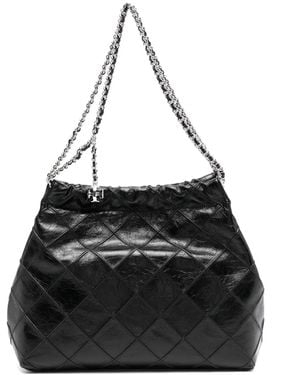 Tory Burch Fleming ホーボーバッグ - ブラック