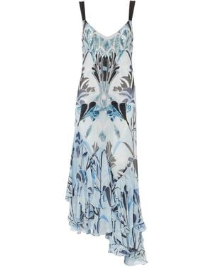 Temperley London Alani Ruffle Dress - Blue