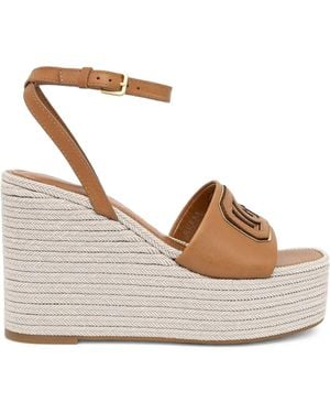 Guess Wedge-Sandalen Mit Plateau - Natur