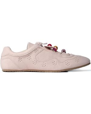 Cecilie Bahnsen Sneakers Con Perline - Rosa
