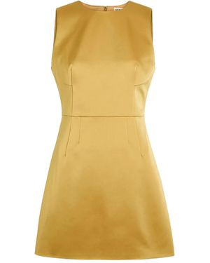 STAUD Vestido Sin Mangas - Amarillo