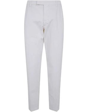 Michael Coal Button-Fastening Trousers - Grey