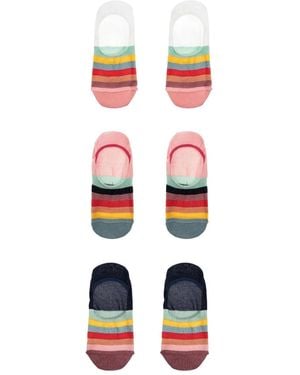Paul Smith Striped Socks (Pack Of Six) - White