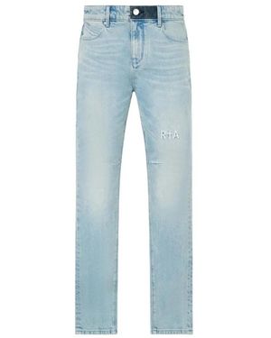 RTA Jeans Skinny Bryant Con Logo - Blu