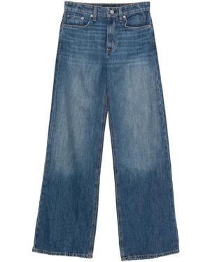Ralph Lauren High-Rise Denim Jeans - Blue
