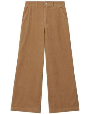 Chocoolate Corduroy Palazzo Trousers - Natural