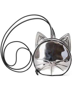 KARL LAGERFELD Ikon Le Chat Cross Body Bag - Metallic