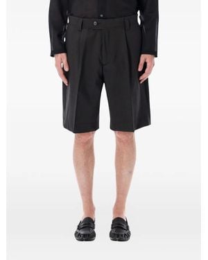 mfpen Short À Design Plissé - Noir