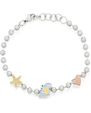 SPORT b. by agnès b. Charm-Detail Bracelet - White