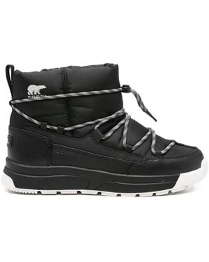Sorel Whitney Iii Padded Lace-Up Ankle Boots - Black