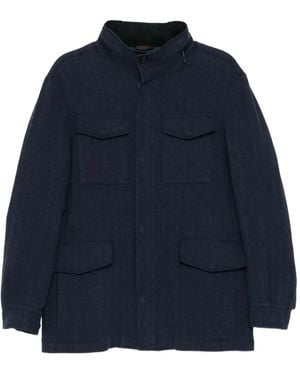 N.Peal Cashmere Hampton Jacke - Blau