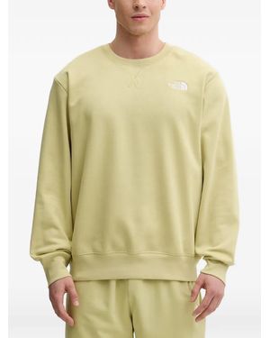 The North Face Essential Logo-Embroidered Sweatshirt - Green