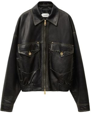 Versace Nappa Blouson - Black