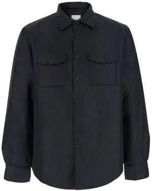 Aspesi Button-Fastening Shirt Jacket - Blue