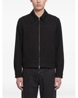 Second/Layer Herman Contrast-Stitch Jacket - Black
