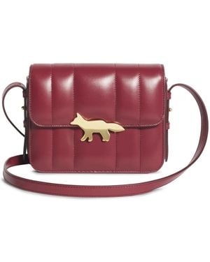 Maison Kitsuné Gesteppte Edie Mini-Tasche - Pink