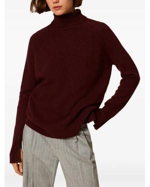 Twinset Jersey con cuello alto - Morado