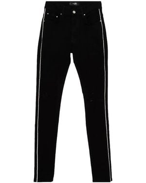 Amiri Jeans mit Knopfverschluss - Schwarz