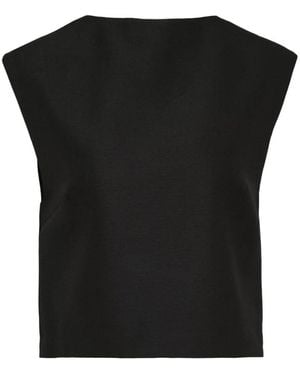 Jil Sander Grain De Poudre Top - Black