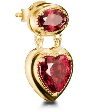 Thomas Sabo Pendientes Elyndra Con Diseño De Corazón - Blanco