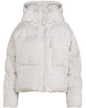 adidas X Stella Mccartney Short Padded Winter Jacket Printed - White