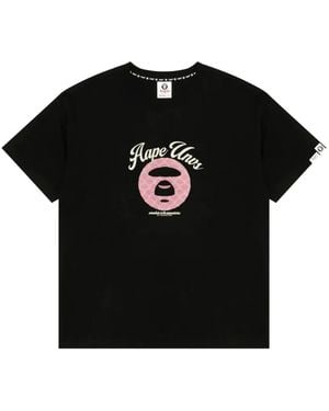 Aape By A Bathing Ape Graphic-Print T-Shirt - Black