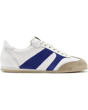 Collegium Pillar Pista Panelled Trainers - Blue