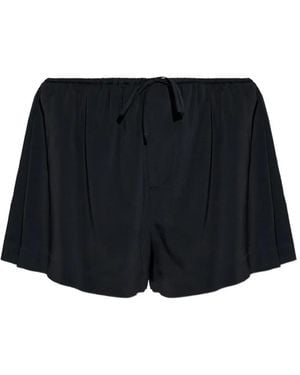 Alexander Wang Halbhohe Shorts Mit Kordelzug - Schwarz