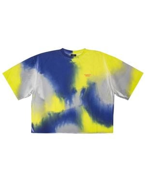 Marcelo Burlon T-Shirt County 3000 À Imprimé Tie Dye - Bleu
