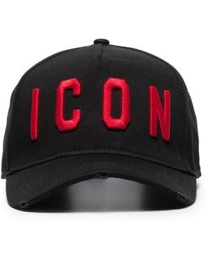 DSquared² ディースクエアード Icon ベースボール キャップ - レッド