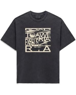 RTA Elian T-Shirt Mit Grafischem Print - Blau