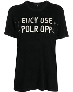 R13 T-Shirts - Black