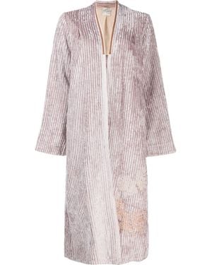 forte_forte Draped Cardi-Coat - Pink