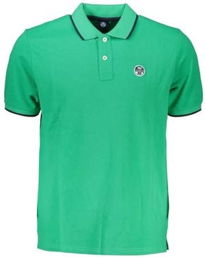 North Sails Logo-Patch Polo Shirt - Green