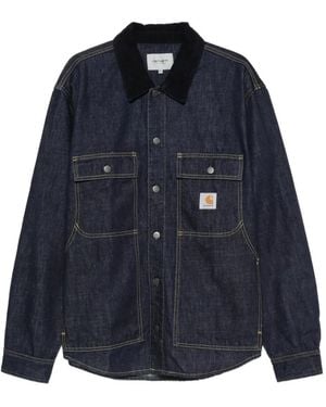 Carhartt Oakland Corduroy-Collar Overshirt - Blue