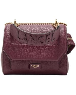 Lancel Bolso De Hombro Ninon Con Logo En Relieve - Morado