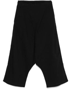Rundholz Pantalon À Coupe Sarouel - Noir