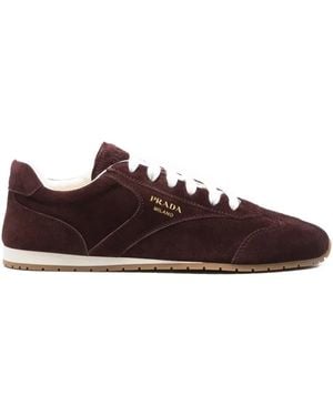 Prada Sneakers aus Wildleder - Braun