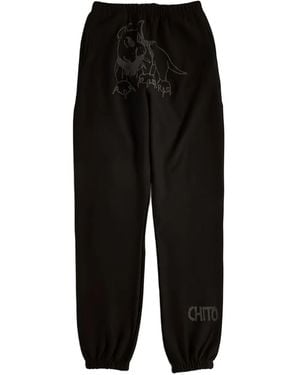 Chio Relective Guard Graphic-Print Track Pants - Black
