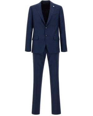 Lardini Wool Suit - Blue